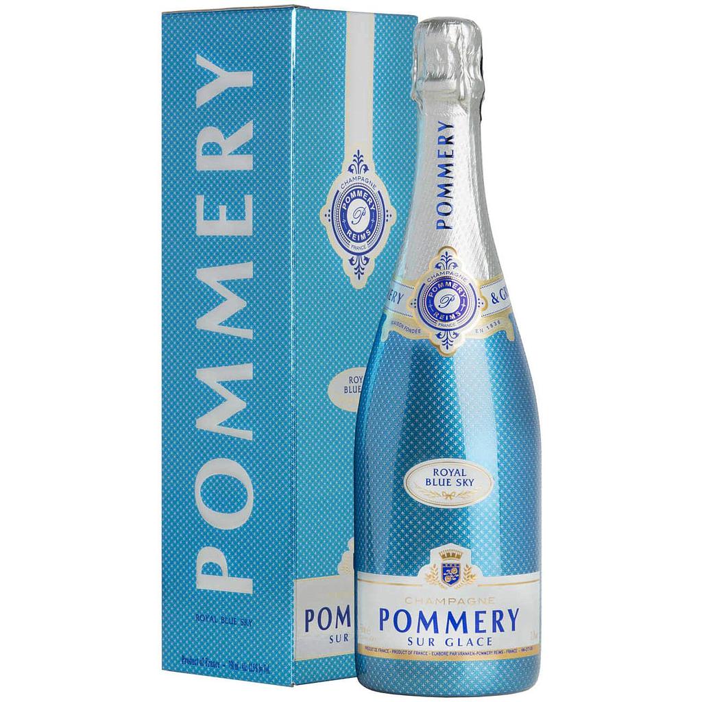 CHAMPAGNE POMMERY BLUE SKY CON ESTUCHE 750 ML