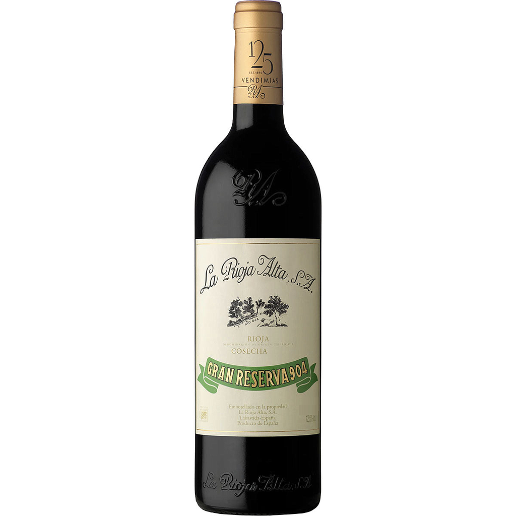 VINO LA RIOJA ALTA GRAN RESERVA 904 2016 750 ML