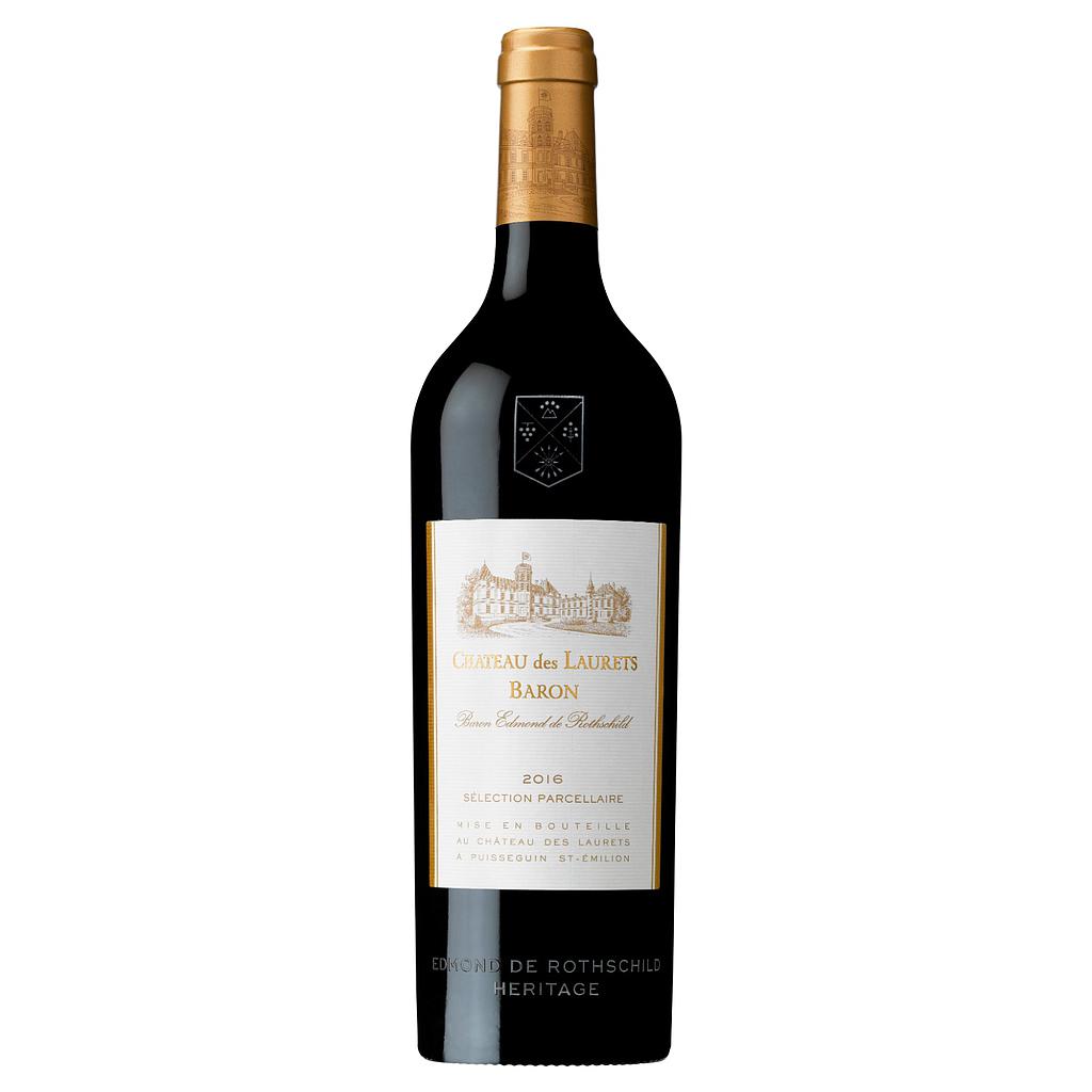VINO CHATEAU DES LAURETS BARON SELECTION PARCELLAIRE 2018 750 ML