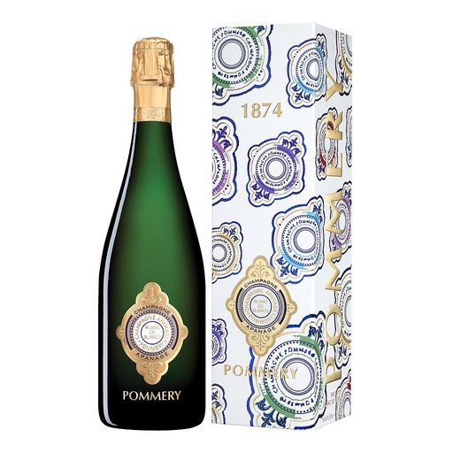 [2591] CHAMPAGNE POMMERY APANAGE BLANC DE BLANC 1874 CON ESTUCHE 750 ML